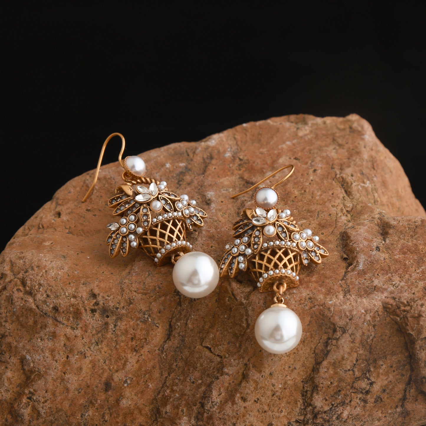 Pearl earrings