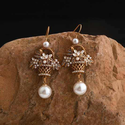 Pearl earrings
