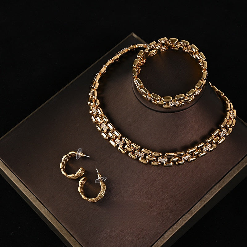 Medieval style fashion OL simple jewelry set