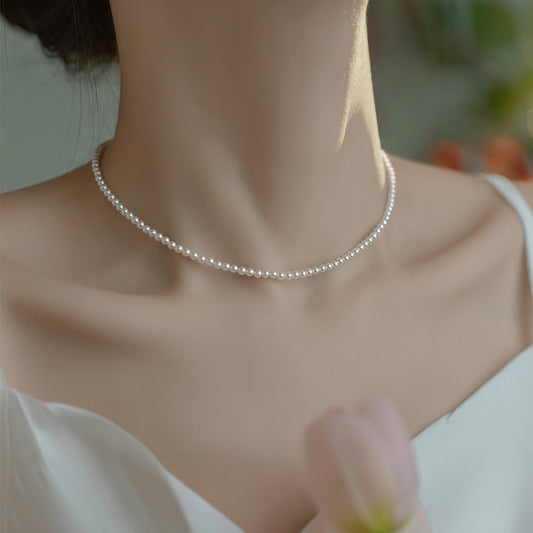 Pearl necklace lock