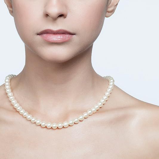 Pearl necklace lock