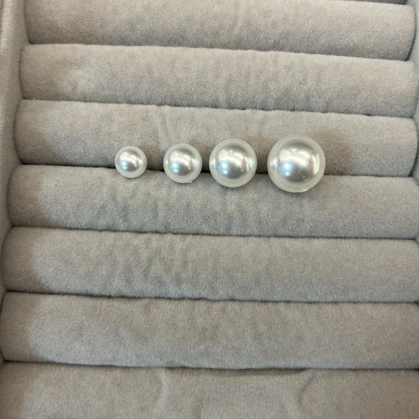 Sterling silver pearl earrings